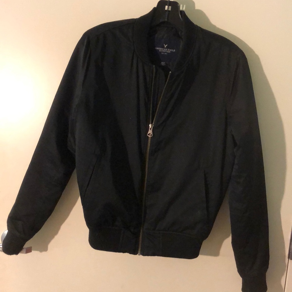 Black Bomber Jacket